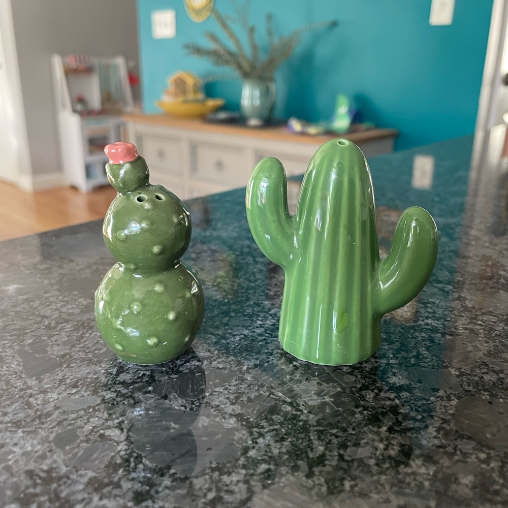 Cactus Salt & Pepper Shakers